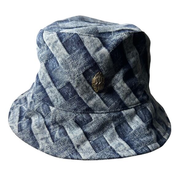 Kurt Geiger Denim Kensington Bucket Hat - Picture 1 of 3